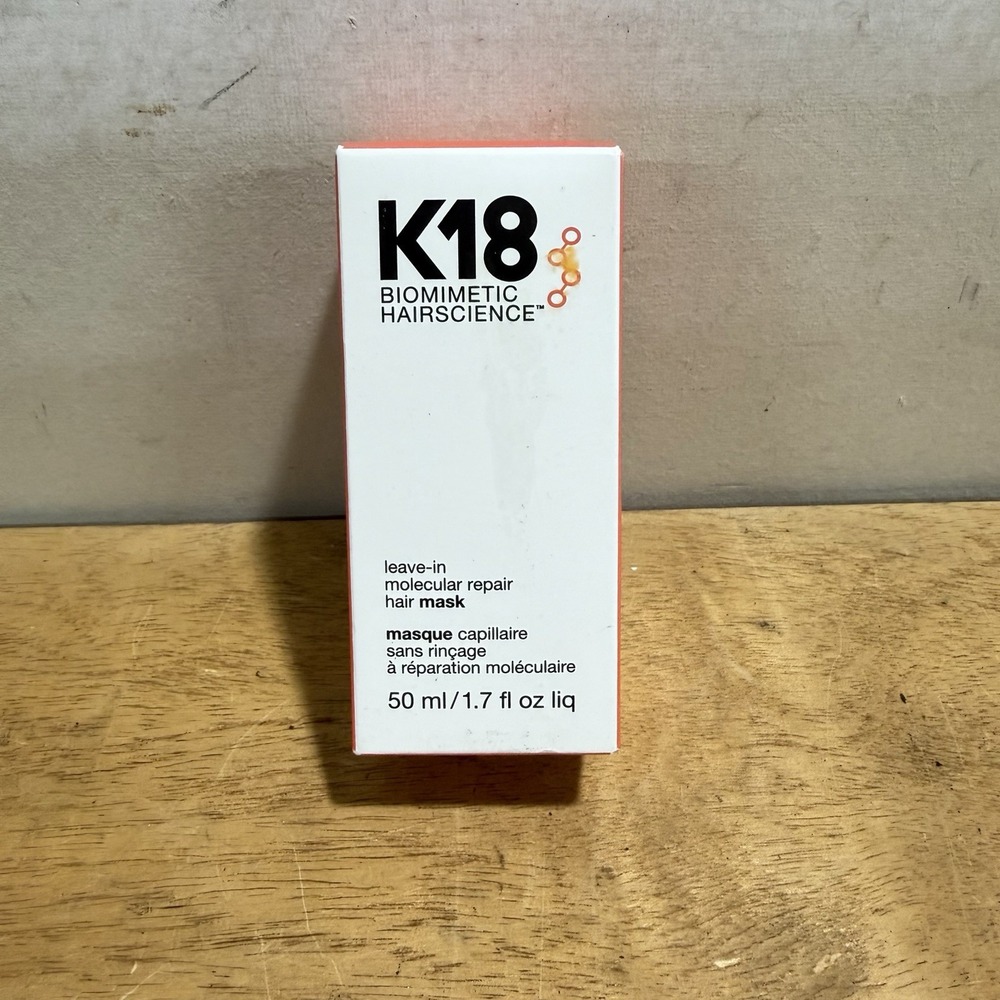 K18 Biomimetic Hairscience Leave-in Molecular Repair Hair Mask 50ml 1.7oz NEW